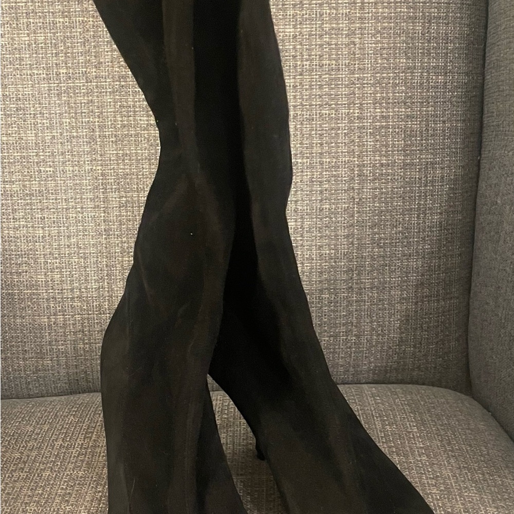 Jimmy Choo Black Over the Knee Boots
